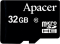 Apacer MicroSDHC 32GB Class 10 + SD adapter